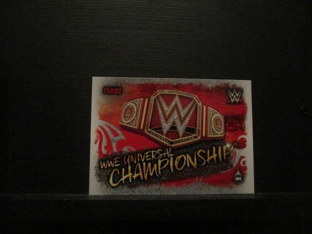 WWE Universal Championship - Championship Slam Attax Live Original Trading Card #364