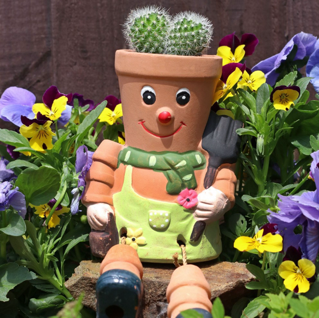 Terracotta Pot Man Large