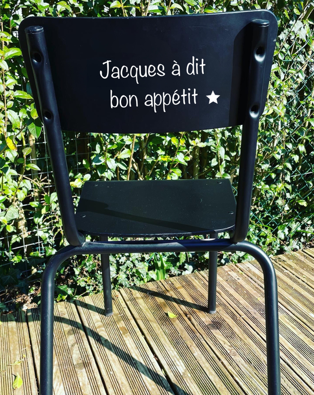 Sticker &quot;Jacques à dit bon appétit&quot;
