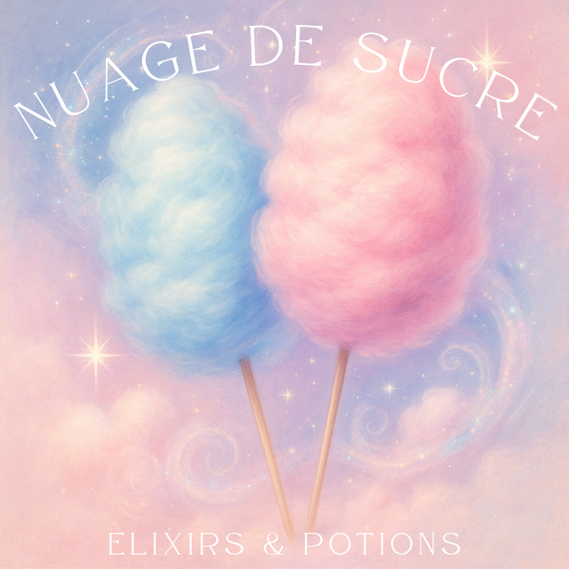 Bougie parfumée gourmande "Nuage de Sucre" (barbe à papa)