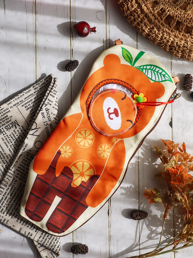 Blythe doll carrier bag Orange Chocolate