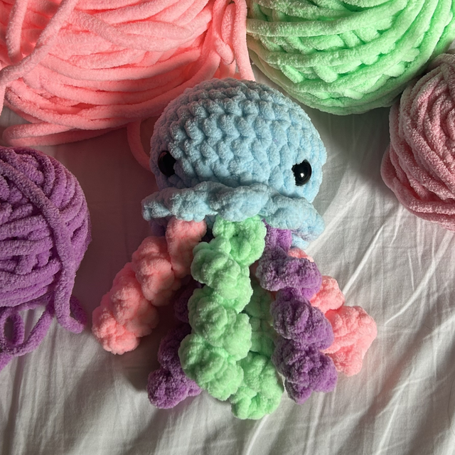 Multicoloured jellyfish 