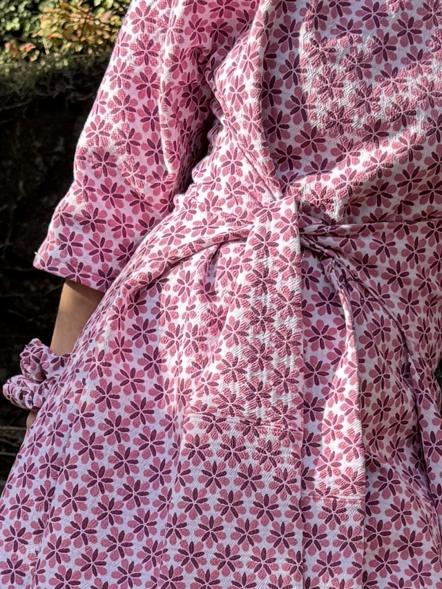 Robe MiKdo vintage fleurs roses