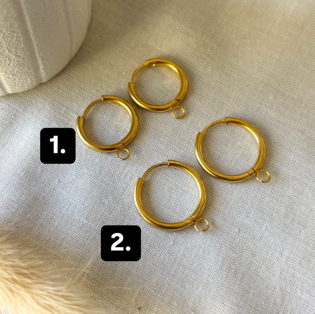 Boucles d'oreilles à personnaliser