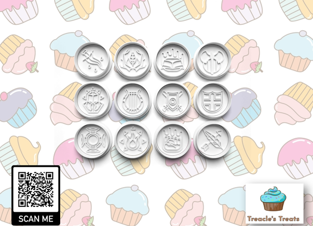 D &amp; D Classes Fondant/cookie stamps with cutters