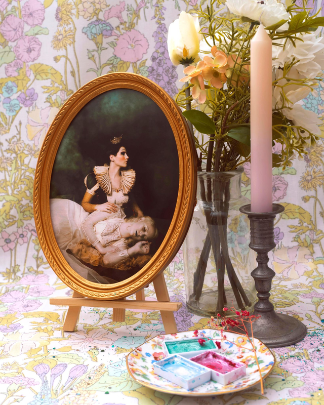 Tirage "Les Reines" encadré 