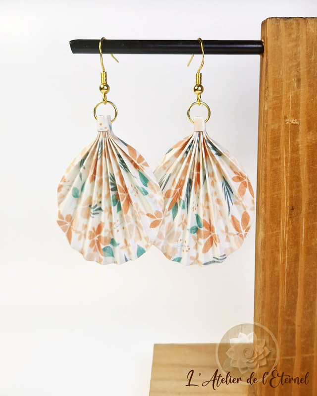 Boucles d'oreilles Licuala - Collection nature