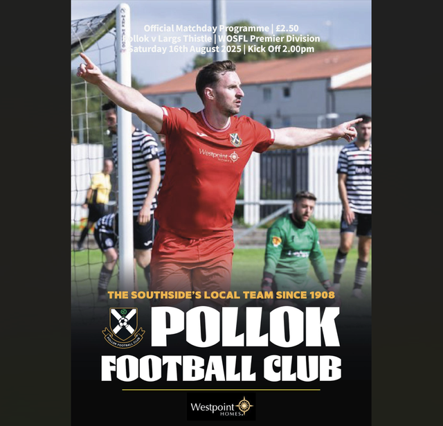 Largs Thistle - 16/8/25 - Matchday Programme