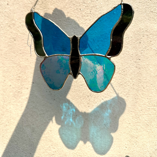 Papillon Morpho (bleu)