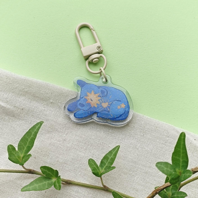 love from within - acrylic keychain