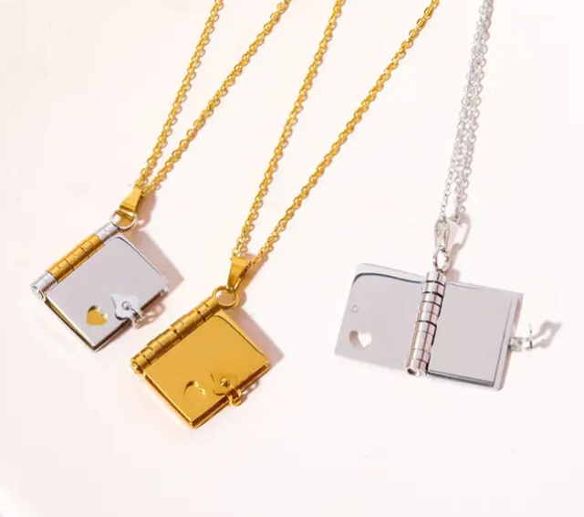 💞 Collier Pendentif Cœur pour Couple – Acier Inoxydable &amp; 3 Styles au choix ✨🔗