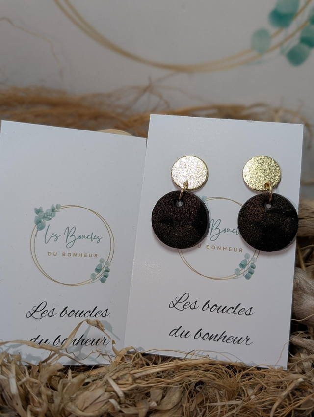 Boucles d&#039;oreilles Anti Gaspi camouflage ag134