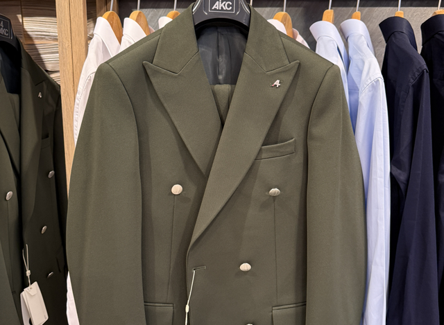 Herrenanzug Olivengrün