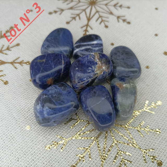 Sodalite / Pierres Roulées / Lot N° 3