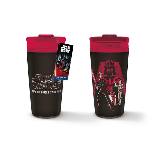 Star Wars: May The Force Be With You Metal Travel Mug