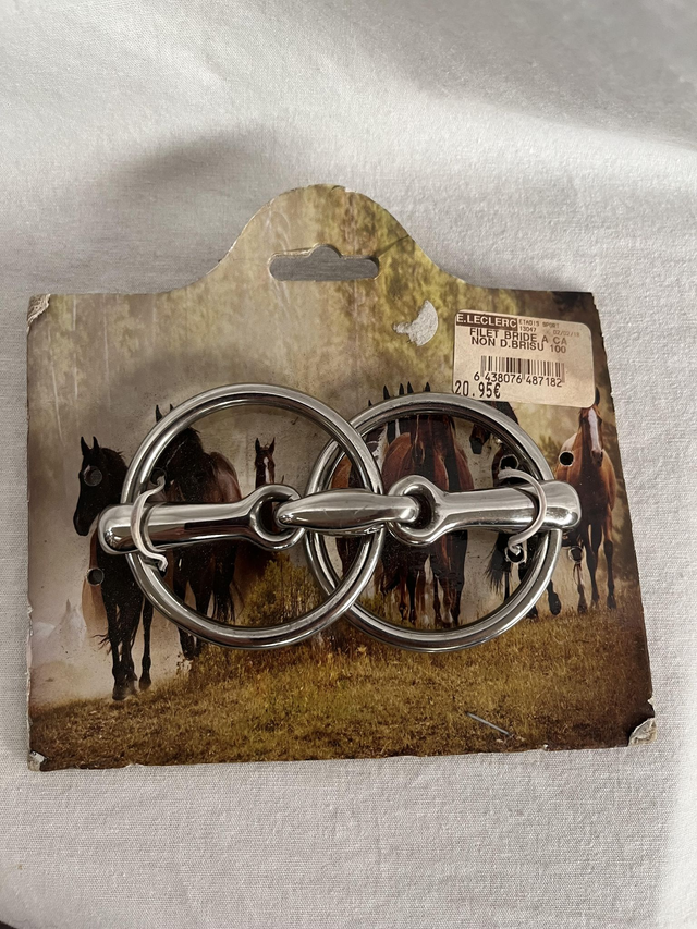 Mors 2 anneaux double brisure Taille 100