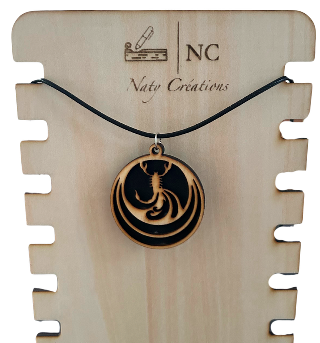 Collier signe astrologique - Scorpion