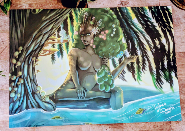 Illustration "Fa'Ry et fée" - 21 x 29,7 cm - Forex