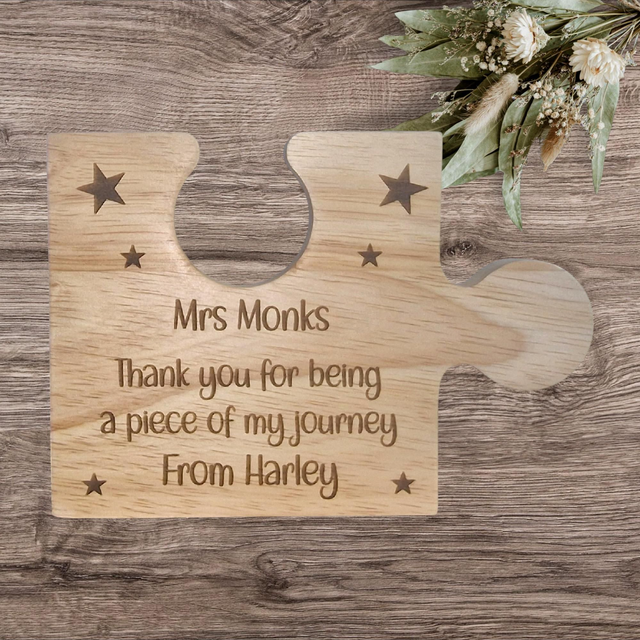 Personalised Jigsaw Piece - Teachers Gift