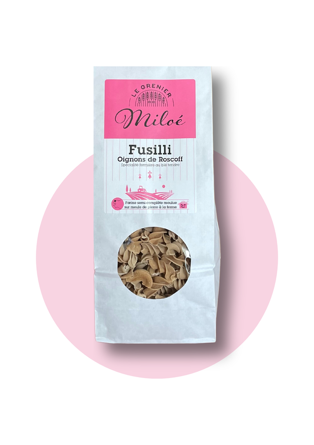 Fusilli oignons de Roscoff
