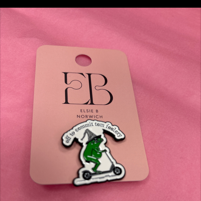 Off to commit Tom foolery pin 