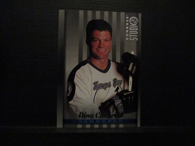 Dino Ciccarelli - NFL 1997 Donruss Studio Ice Hockey Original Trading Card #65