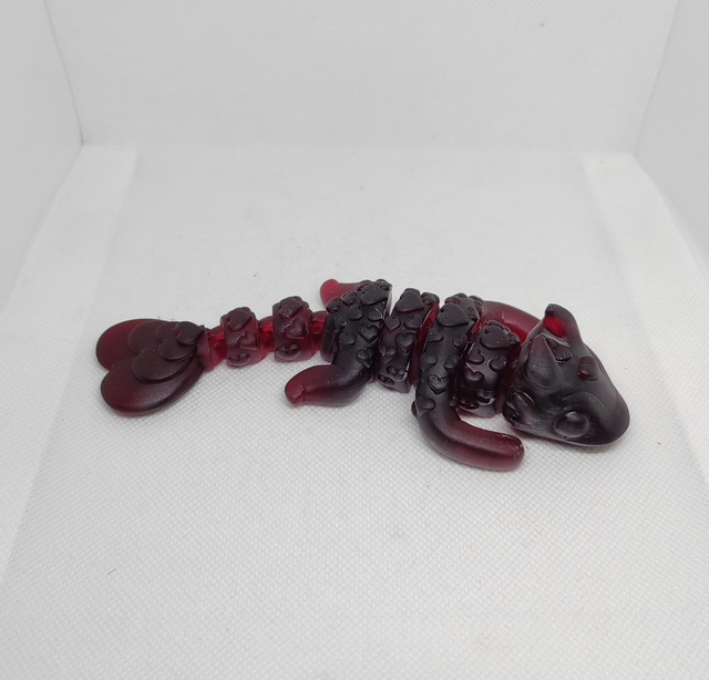 Dragon cœur en résine