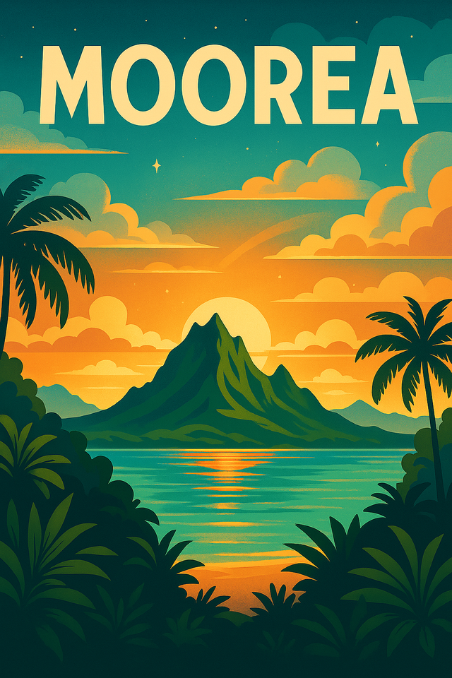 Affiche photo – Moorea