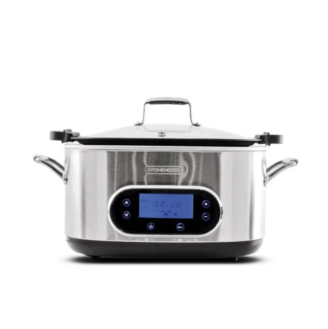 Kitchencook - Multicuiseur 11en1 - 5,6l - Cuve Aluminium Amovible - 1350w - Minuterie (12h) - Ecran Lcd
