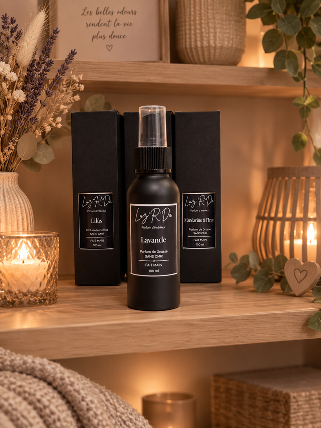 Parfums d'ambiance en spray 100 ml