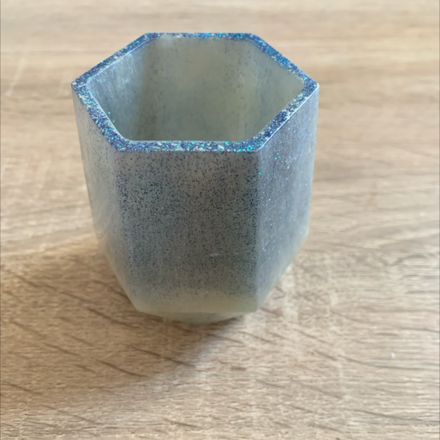 Pot à crayons - hexagone