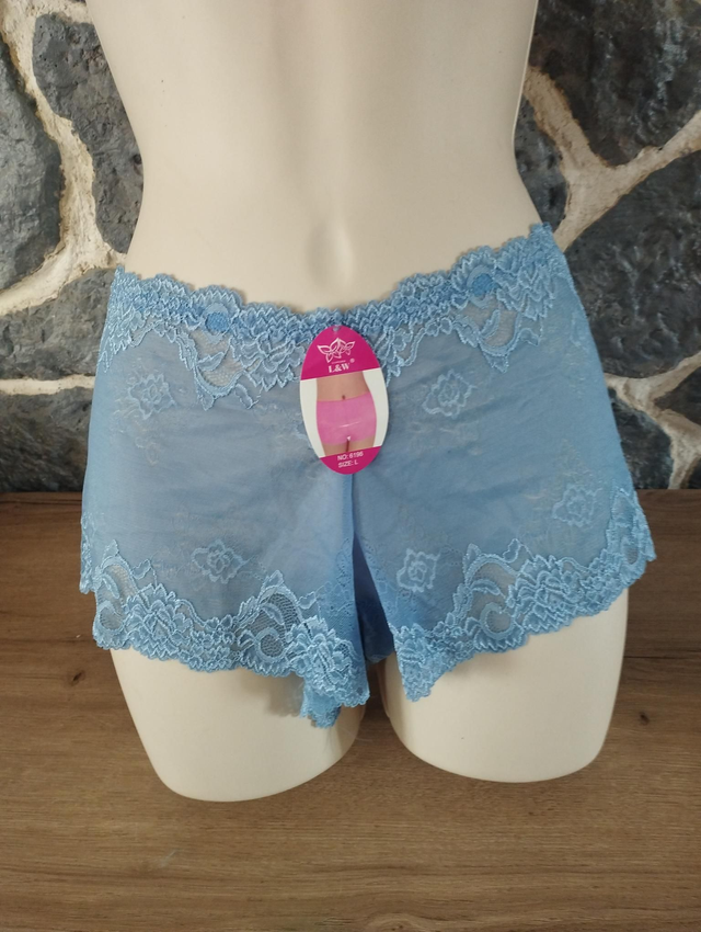 Shorty bleu 6196