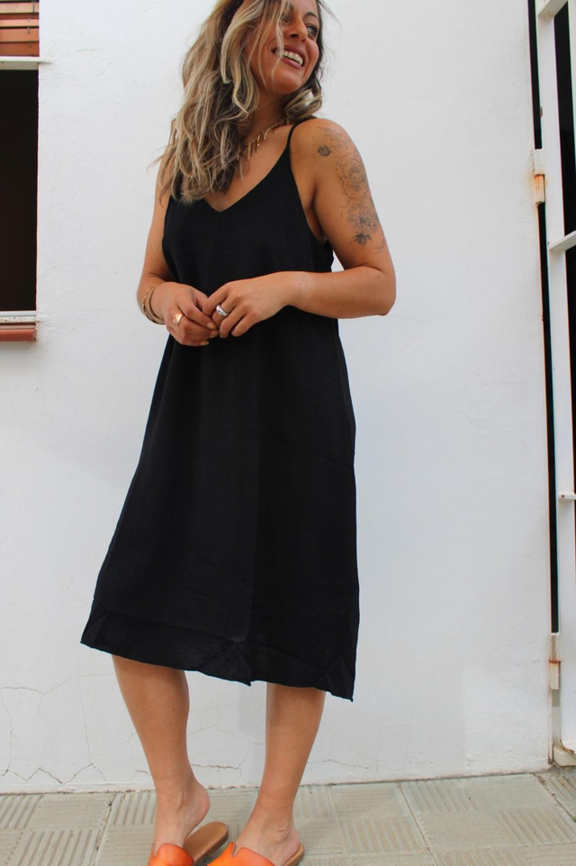 Vestido Corto Low Negro