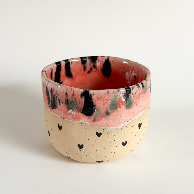 Gobelet large - cœurs