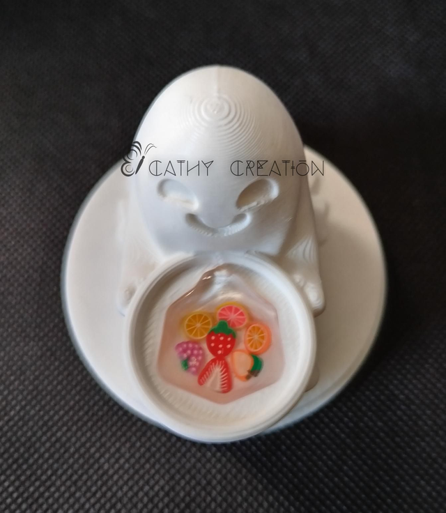 Décoration fantôme 6.5 x 6 cm impression 3D 