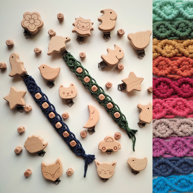 Attache-tétine personnalisé