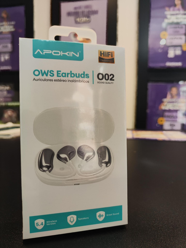 Apokin OWS Esrbuds O02 HiFi Blanco