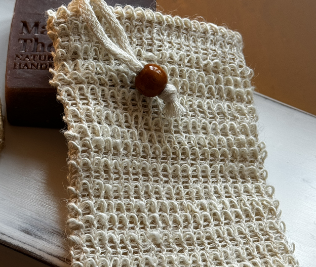 Natural Sisal Soap Bag