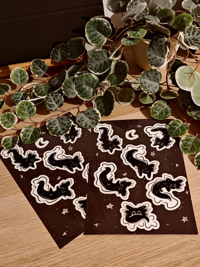 Black'olotl - Sticker Sheet