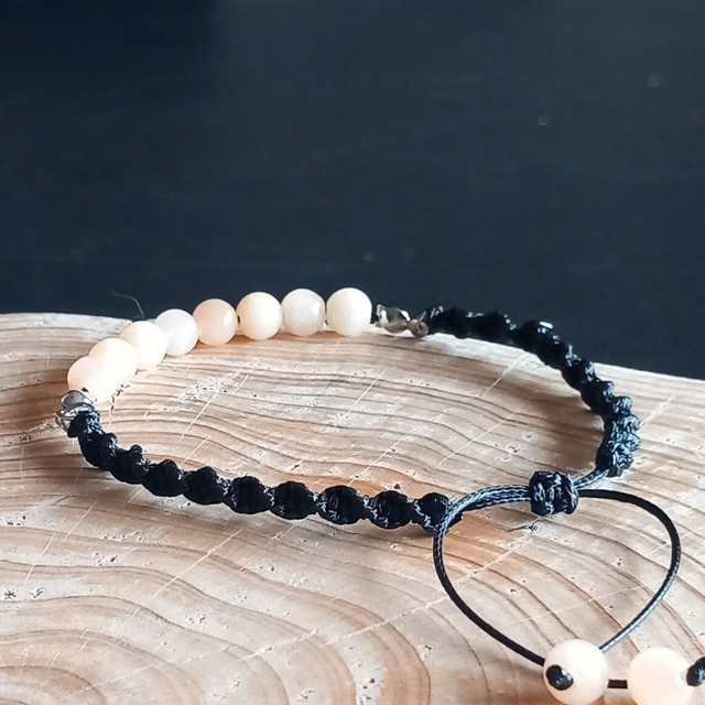 Bracelet ajustable en Calcite