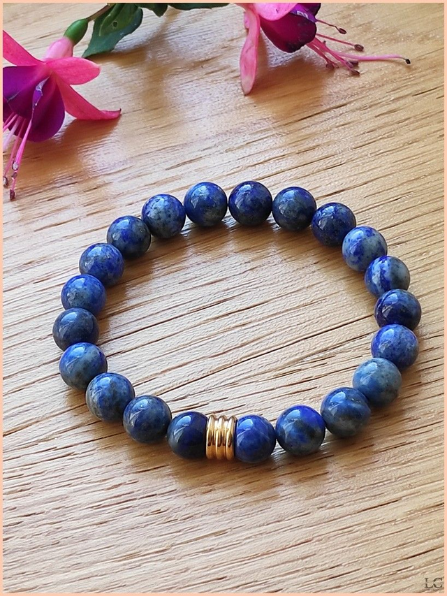 Bracelet 8mm - Lapis Lazuli