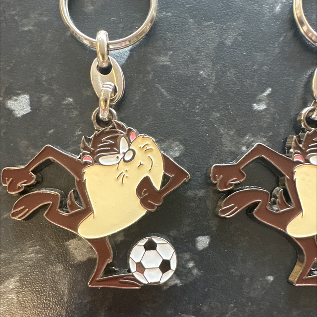 Taz Football Keyring 