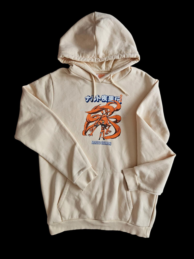 Sweat capuche Naruto beige S