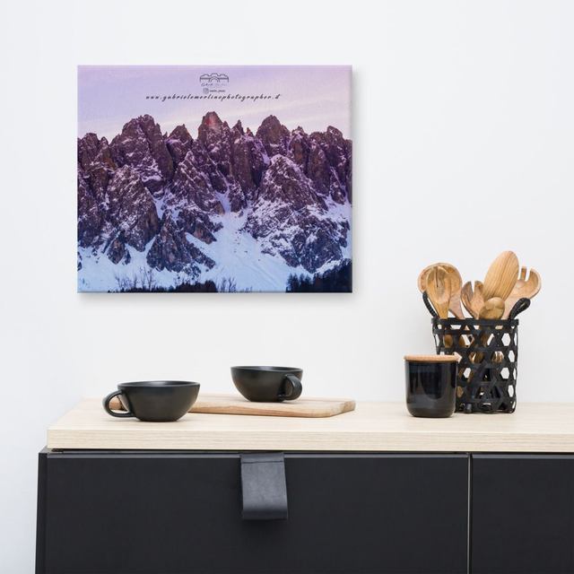  Canvas sunset Monte Baranci - San Candido 