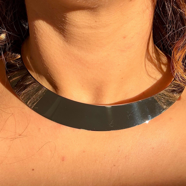 Collier Rigido Fascia Silver