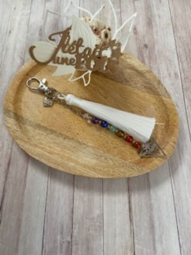 Bijoux de sac &quot; Harmonie Essentielle&quot; 7 chakras 