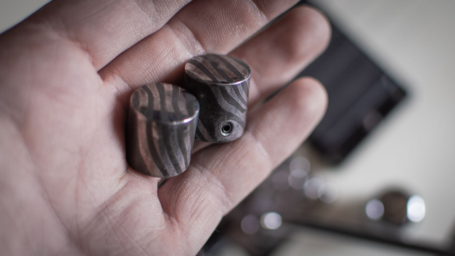 Bouton de volume guitare/basse en damas