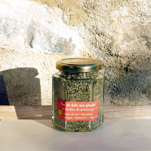 Fleur de sel aromatisée aux herbes de Provence
