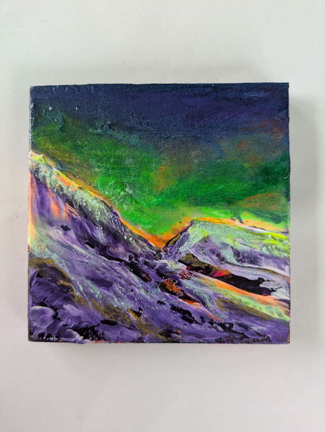 Orginal - selbstleuchtendes Minibild 10x10 cm 