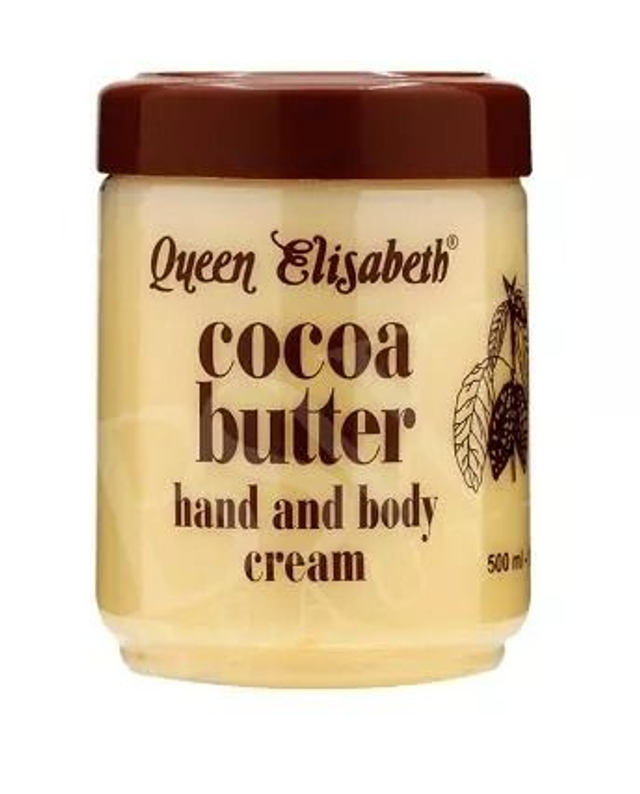 Queen Elizabeth Cocoa Butter Hand &amp; Body Cream 500ml